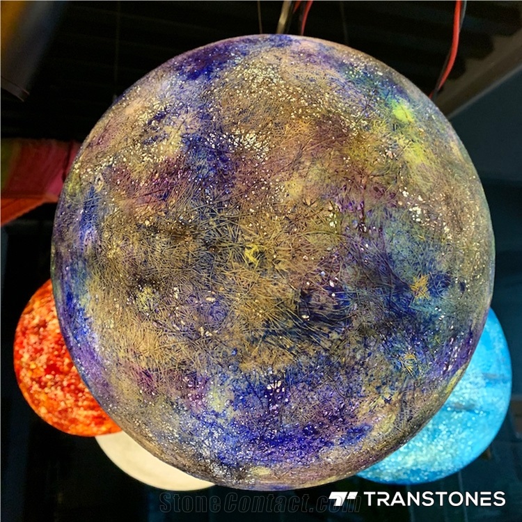 Backlit Alabaster Panel Colorful Onyx Marble F Light Planet