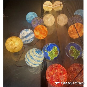 Price Alabaster Slabs Translucent Saturn Lighting Lamps