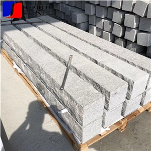 Grey Granite 603 Tiles Light Grey Flamed Sawn Natural Kerbs