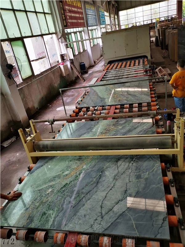 Amazon Blue Marble Green Slab Tile In China Stone Market