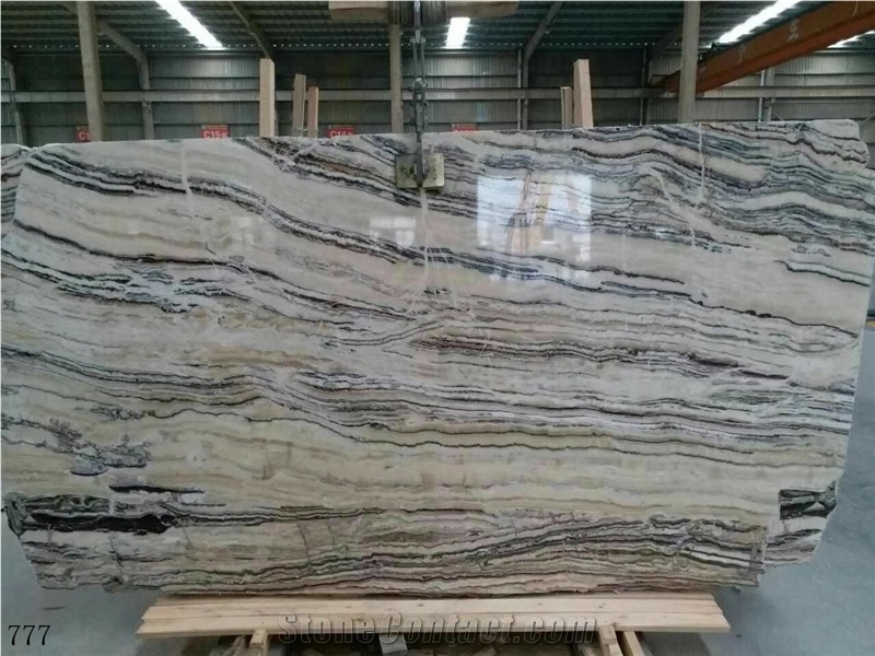 Zebra Onyx Wood Grain Jade Slab Tile In China Stone Market