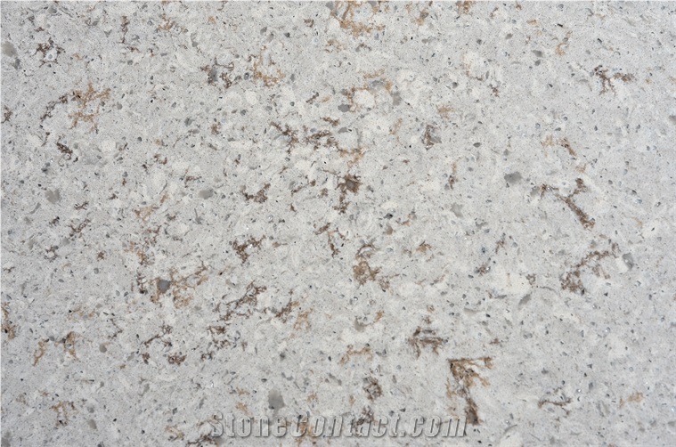 Beige Slab Stone For Countertops 20MM Quartz Slab Price