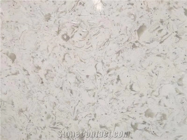 Bianco Stream Quartz  Quartz Slabs Artificial Quartz Stone