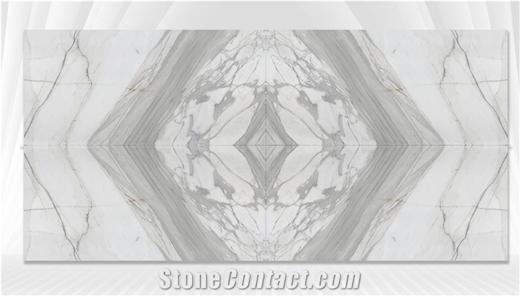 Calacatta Gold Marble Tile For Prefab Kitchen Countertops