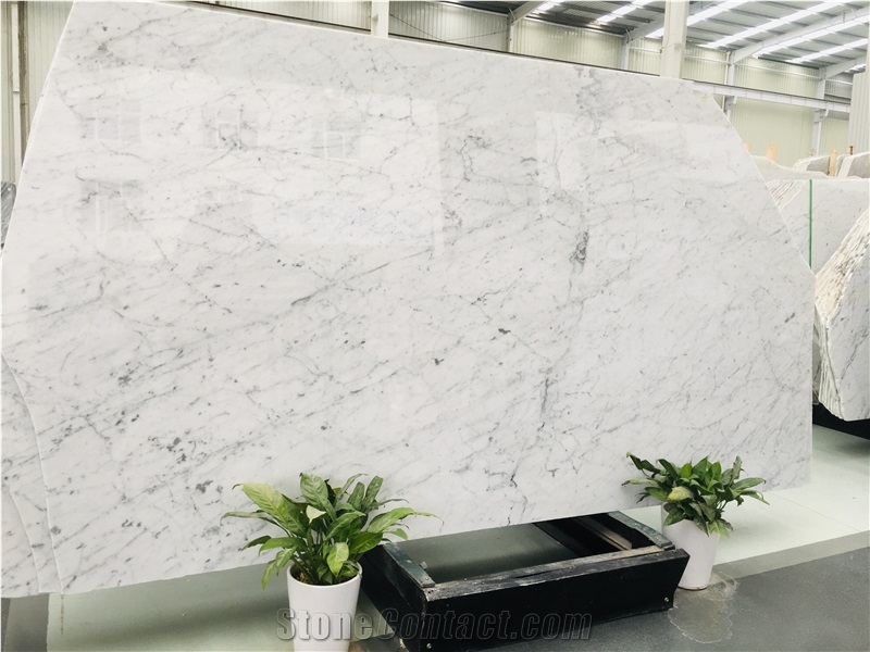 Hot Sale Natural  Carrara White Marble Stone , Marble Tiles