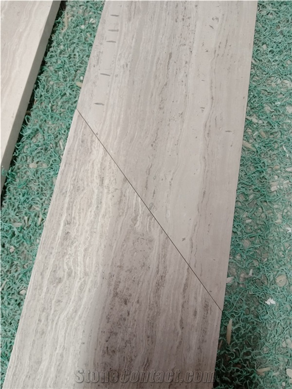 Natural Marble Popular White Wooden Marble ,Marble Tiles