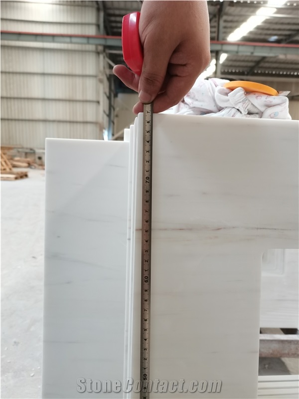 Star White Natural Marble Vanity Top Stone