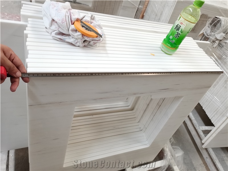 Star White Natural Marble Vanity Top Stone