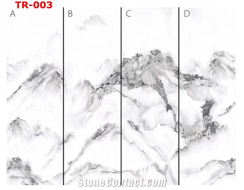 Artificial Stone Landscape Painting Sintered Stone For Wall
