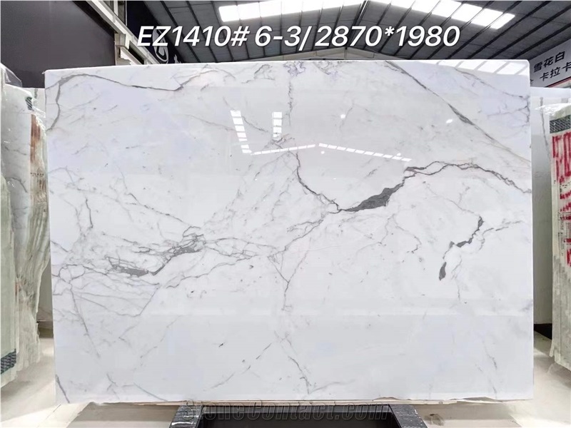 Calacatta White Statuario Carrara Marble Excellent Slabs From China ...