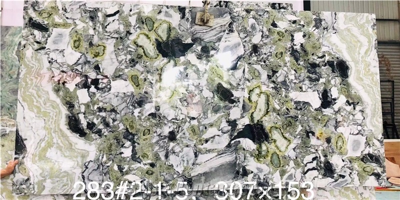 Ice Cold Green Jade Marble,Chinese Iced Green Marble Slabs