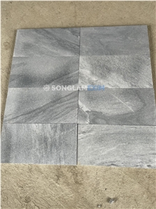 Sapphire Blue Marble Sandblasted Paving