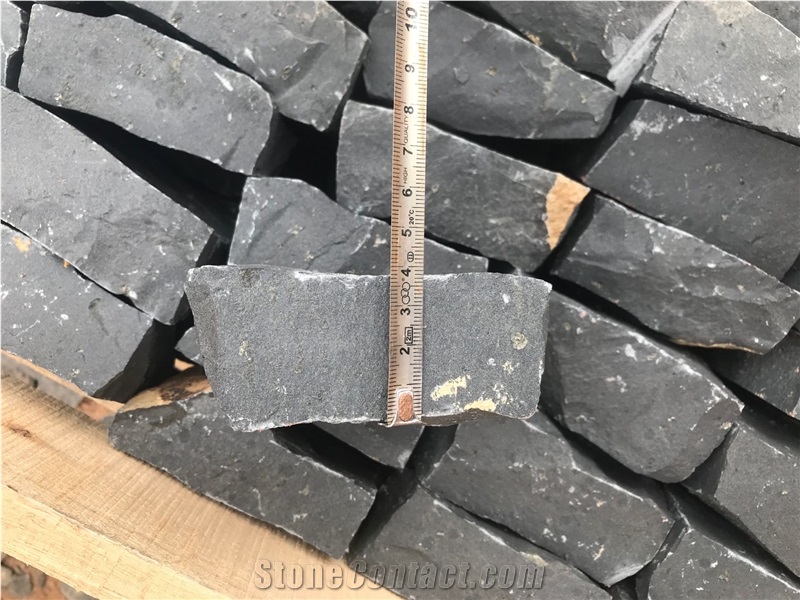 Zhangpu Black Cobbles, Cubes, Black Basalt Cubes