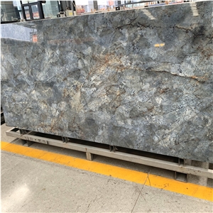 Polished Custom Size Light Blue Porcelain Slabs Good Price