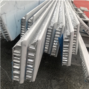 Statuario Marble Composite Alucobond Aluminum Honeycomb Tile