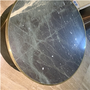 Custom Design Hotel Furniture Green Marble Coffice Tables