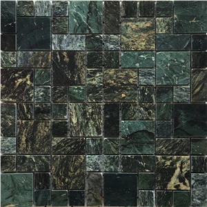 Green Marble Mosaic For Swimming Pool Tiles