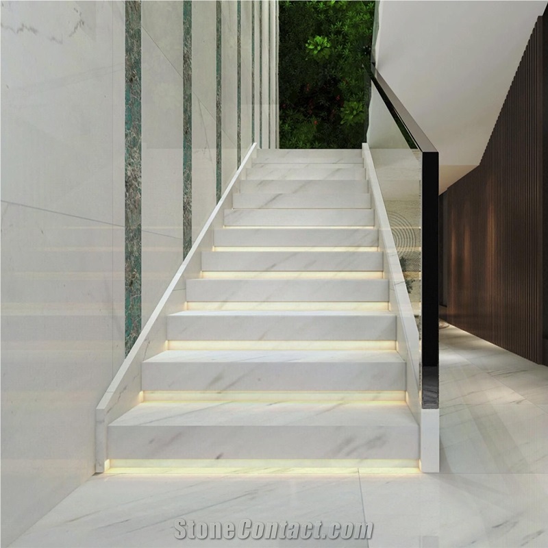Marble Stair Step Tiles Cheap Marble Step Stairway
