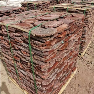 Red Basalt Stone Price Lava Stone Wall Cladding