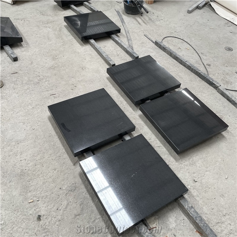 Shanxi Absolute Black 600X600 Tile Granite Flooring