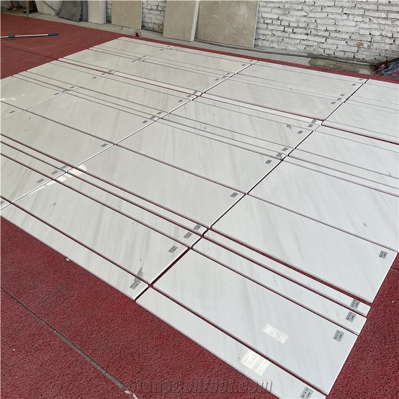 White Marble Wall Floor Tiles For Hotel Peoject