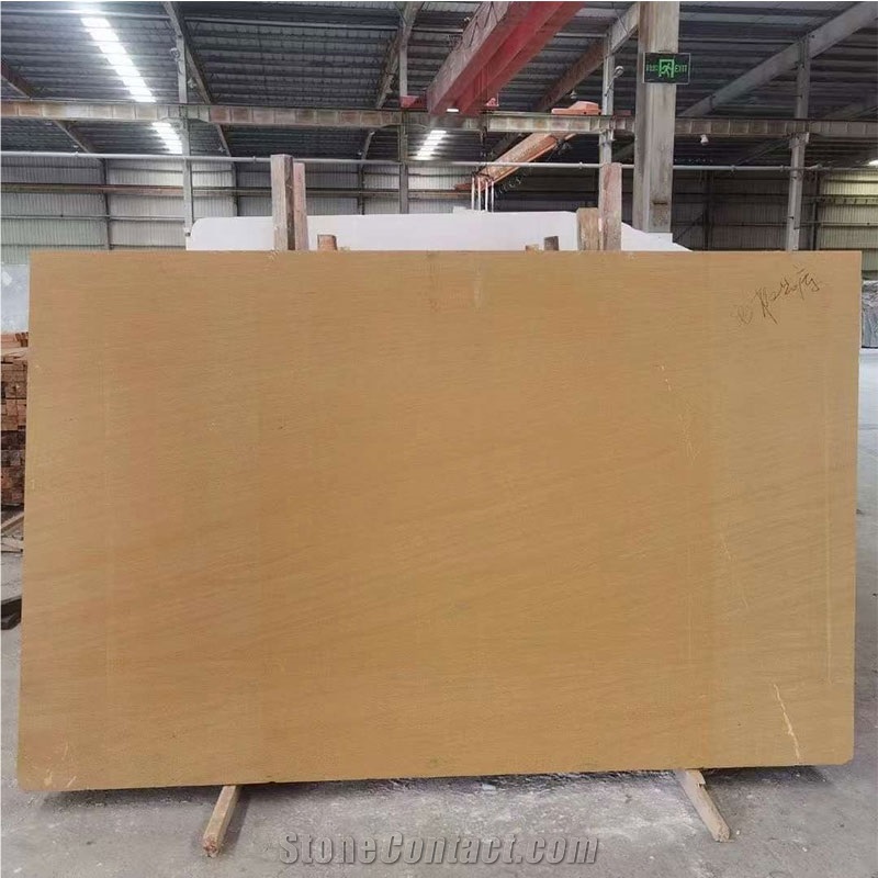 Yellow Sand Stone Slab For Exterior Wall Cladding Tiles