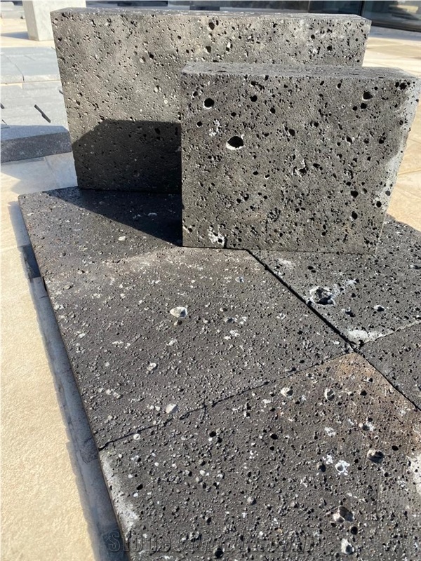 Hole Lava Stone Surface Basalt Stone Tiles