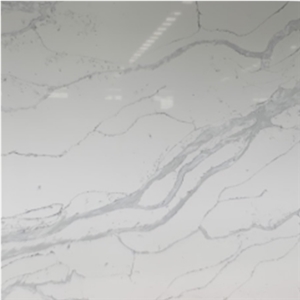 Artificial Slabs Calacatta Quartz Surface Like Marble Vein