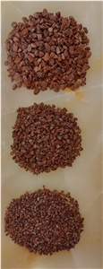 Brown Marble Chips In Different Sizes