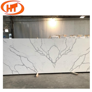 Matchbook Quartz Slab For Kitchen And Bathroom