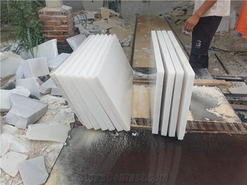 Opal Super White Marble Slab And Tile