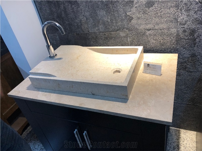 Natural Stone Marble Sinks For Bathroom