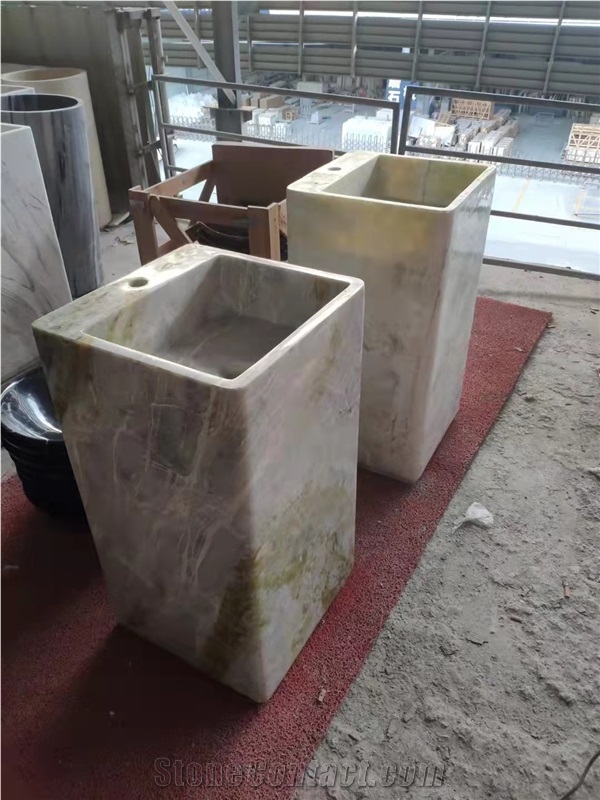 Natural Stone Marble Sinks For Bathroom
