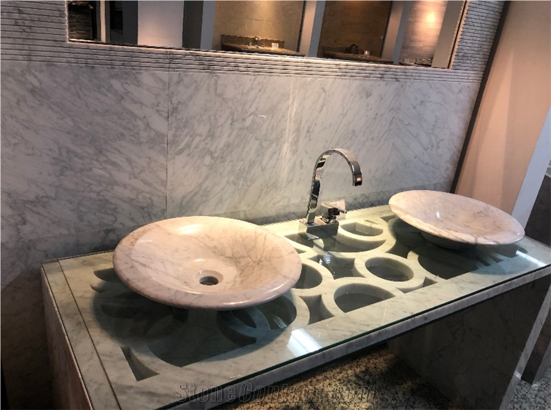 Prefabricated Natural Stone Bathroom Sinks