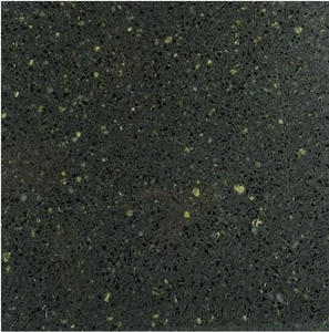Artificial Quartz Based Stone Slab Black Crystal Quartz