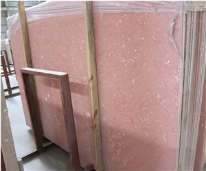 China Pink Manmade Marble Slab, Pink Artificial Stone