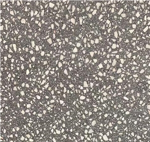 Grey Terrazzo Floor Tile Building Materials Artificial Stone