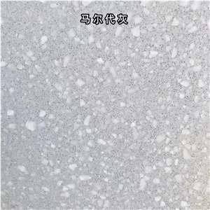 Light Grey Terrazzo Tiles, Artificial Stone