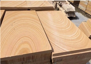 Chinese Yellow Sandstone Slabs China Yellow Sandstone
