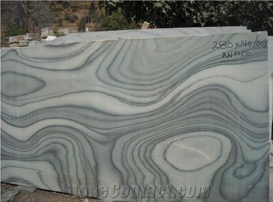 Cipollino Marble Tiles & Slabs, Green Greece Marble  Slabs