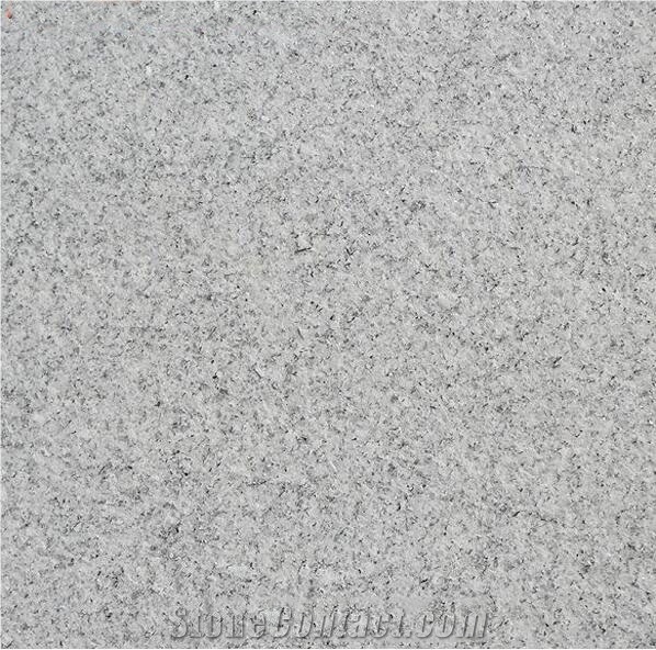 G365 White Sesame Granite, Polishing Slab Bushhammered Slab