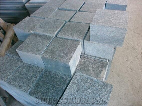G654 Granite Paving Stone, G654 Grey Granite Cobble Stone