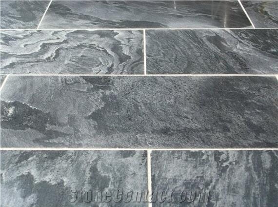 Indian Silver Grey Quartzite Tiles