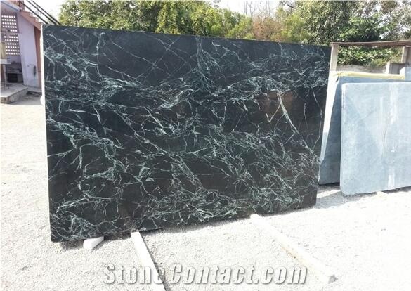 Indian Spider Green Marble Slabs & Tiles