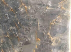 Iran Blue Onyx Slabs & Tiles, Blue Onyx Polished Tiles 22