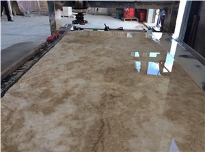 Nogal Travertine Slab, Brown Travertine Slabs Spain