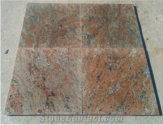 Rosewood Granite Slabs & Tiles, India Pink Granite Slabs