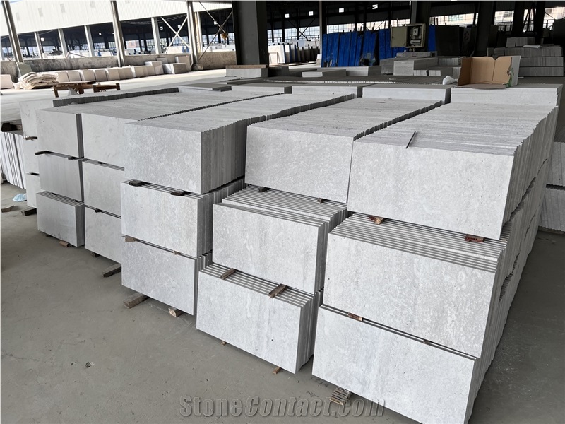 Silver Sandblasted Travertine Travertino  Tiles  60X60 30X60