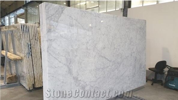 White Carrara Extra Marble Tiles & Slabs Italy Slabs