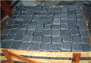 Zhangpu Black Basalt Cube Stone,Cobble Exterior Pavers